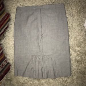 Pleated Pencil Skirt